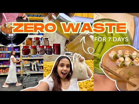 I tried going zero waste for a7 DAYS😱No kachra!