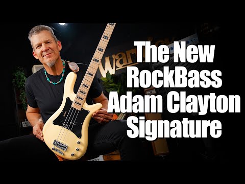 The Revamped WARWICK ROCKBASS Adam Clayton Signature Bass | Demo w. Andy Irvine