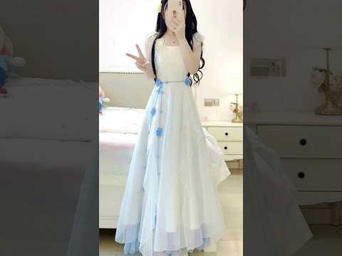 choose Korean Long Frocks Dress Design Ideas for Girls | Latest Korean Fashion Trends2025#dress
