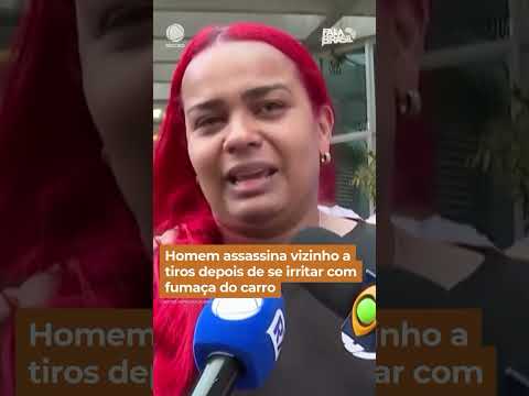 Homem mata vizinho a tiros depois de se irritar com fumaça de carro #Shorts #FalaBrasil