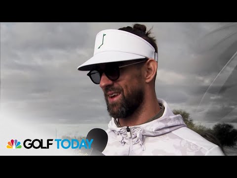 Michael Phelps learning from watching golf pros at WM Phoenix Open | Golf Today | Golf Channel