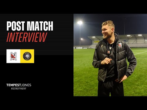 Worksop Town Post-Match Interview: Aidan Rutledge