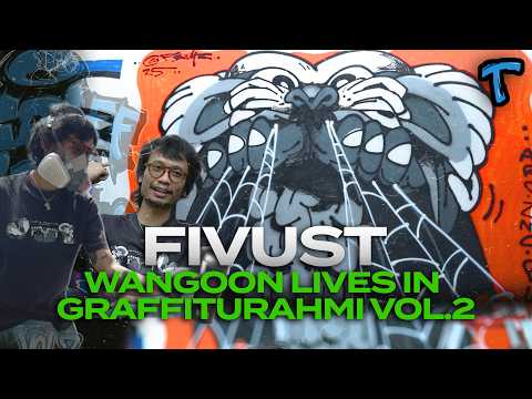 FIVUST WITH HIS ICONIC CHARACTER "WANGOON", JOIN THE GANG! - GRAFFITURAHMI VOL.2 EPS T