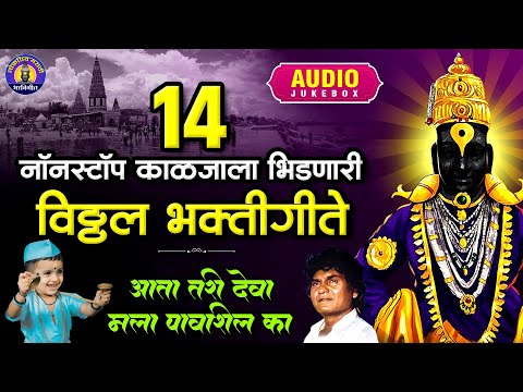 नॉनस्टॉप १४ काळजाला भिडणारी विठ्ठलाची भक्तिगीते - Aata Tari Deva Mala Pavshil - Pralhad Shinde Songs
