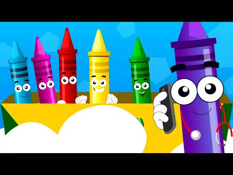 Five Little Crayons Nursery Rhyme And Baby Song