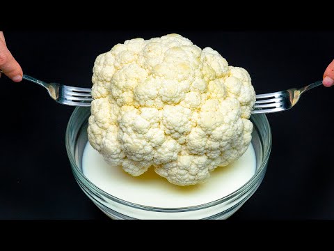 Más sencillo de lo que imaginas. ¡Brillante receta de coliflor!