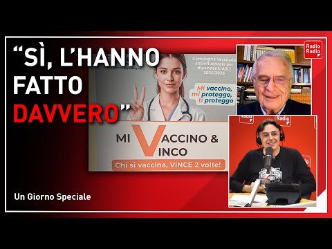 NON È UNA FAKE NEWS: GUARDATE CHE TROVATA IN LIGURIA PER PROMUOVERE IL VACCINO ANTI INFLUENZALE