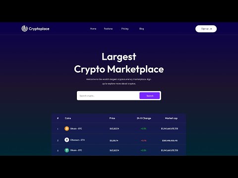 Create a Crypto Price Tracking App using React JS & CoinGecko API Step by Step tutorial 2024