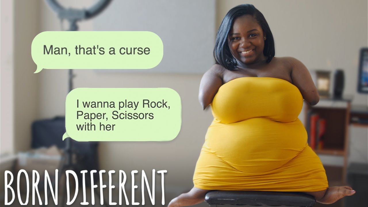 Trolls hate that she's happy without hands - born different