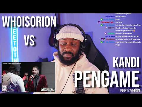 WHOISORION vs KANDI | PenGame Rap Battle 2025 [Reaction] | LeeToTheVI