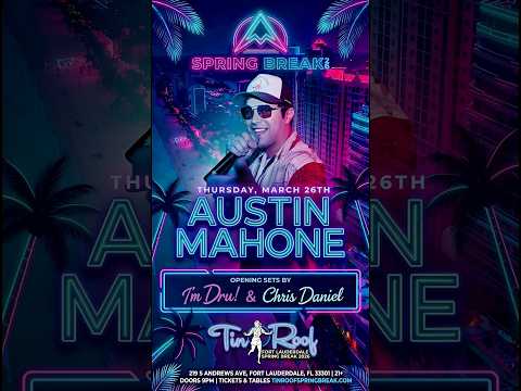 Get your tickets now! 🔥 #austinmahone #ontour #florida #live