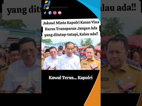Geger Kasus 'Vina Cirebon' Bikin Jokowi Minta Kapolri tegaskan anggota #shortvideo#vinacirebon