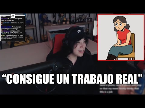 Quackity pide a sus seguidores un favor: necesita probar a su madre que está chambeando 😔(😂) (clip)