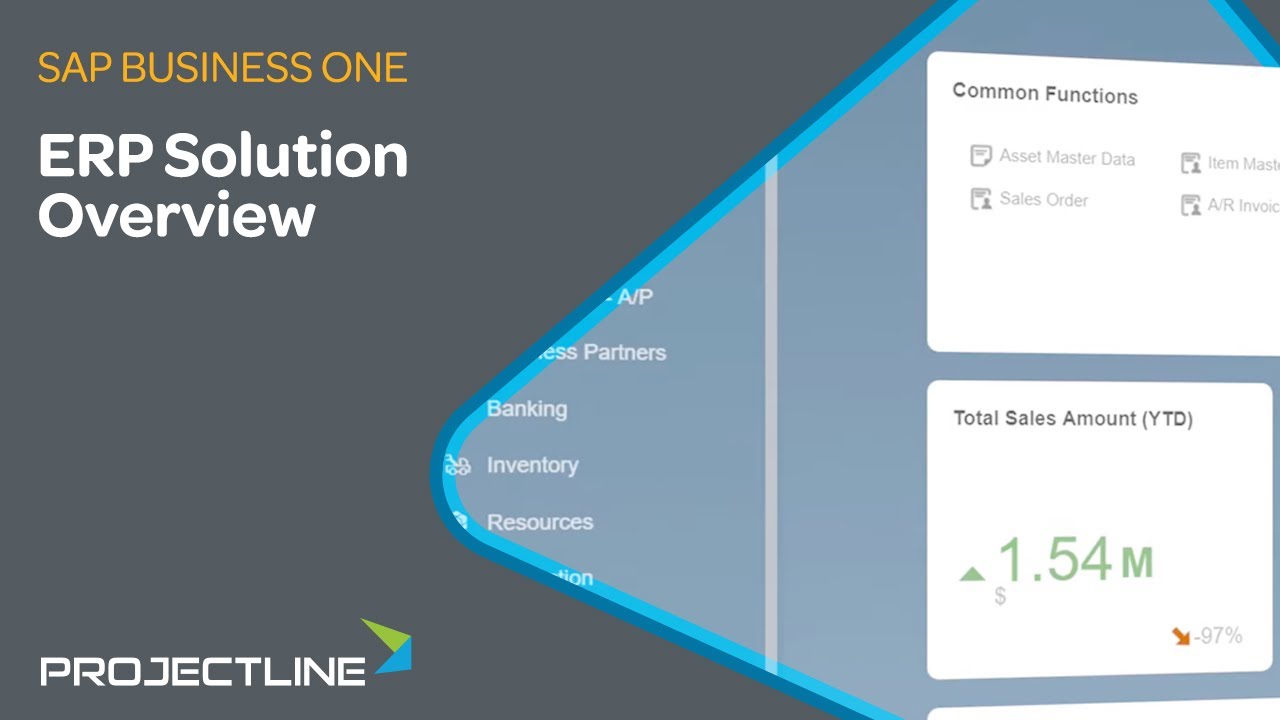 SAP Business One Demo | Best ERP for Small to Mid-size Business | 9/10/2020

Grow your business with confidence using SAP Business One. Watch our 4-minute demo to see how SAP Business One ...