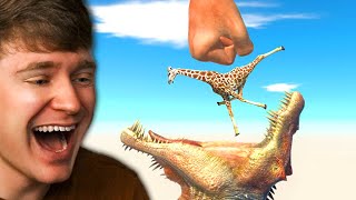 GIANT SPINO DEATH PUNCH vs ALL ANIMALS in ARBS!? (Reaction)