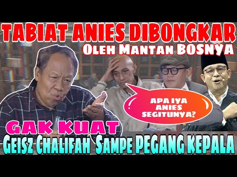 WAJAH GEISZ LEMES, TABIAT ASLI ANIES DIBONGKAR BOSNYA - ANIES MASUK PARAMADINA LEWAT JALUR ORDAL