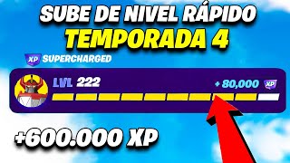 [MAPA de XP] Como *SUBIR RAPIDO DE NIVEL* en FORTNITE *MAPA XP MEGAZORD* Capítulo 6 Temporada 4 OG