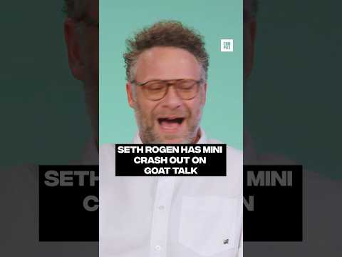 Seth Rogen has a mini crash out on #GOATTalk