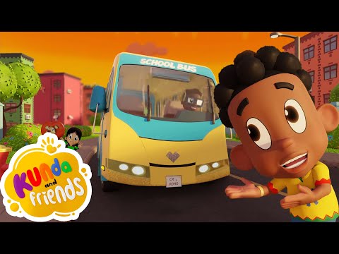 Wheels On The Bus | Nursery Rhymes | Kids Cartoons | Songs For Kids | Kunda & Friends