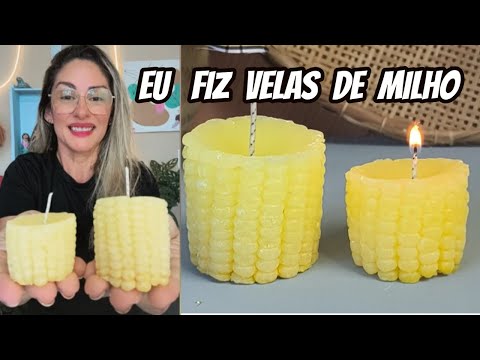 FIZ MOLDE DE SILICONE EM FORMATO DE MILHO / Ideia para o Arraiá @Redelease