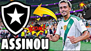 🚨AGORA SIM! BAITA REFORÇO NO BOTAFOGO! ELE CHEGA PARA SER TITULAR