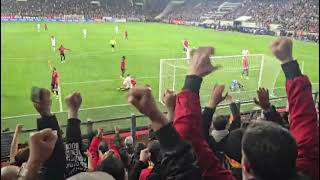 Leroy Sane iptal edilen golü Gençlerbirliği Galatasaray tribün çekimi