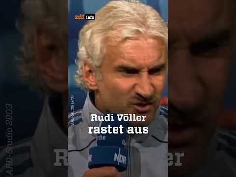 Rudi Völlers legendärer Ausraster von 2003 #zdfinfo #fußball #rudivöller