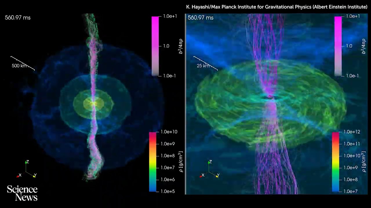 Watch a simulation of two neutron stars merging | Science News