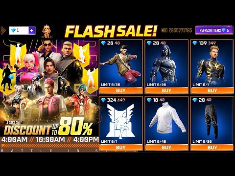 🧨 FREE FIRE DIWALI FLASH SALE EVENT 🔥 NEW BUNNY BUNDLE & GLOW WALL 🔥 GARENA FREE FIRE