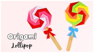 Origami Lollipop Candy - How to Make