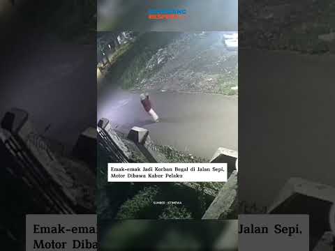 Emak-emak Jadi K0RB4N B3G4L di Jalan Sepi, Motor Dibawa Kabur Pelaku