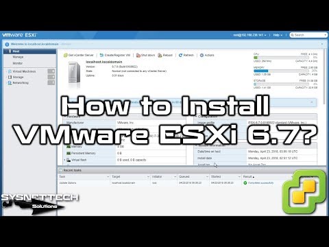install vmware esxi 6