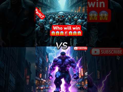 Zombies vs Blue, White & Golden Hulk – Legendary Battle Begins! 🧟‍♂️💥💙