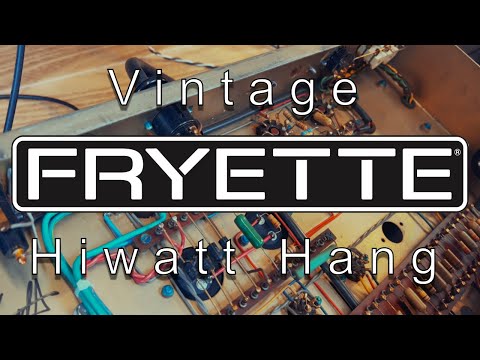 Vintage Hiwatt Hang!