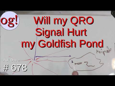 Will My QRO Signal Hurt my Goldfish Pond? (#678)