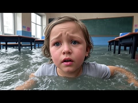 my school is flooding.. goodbye..