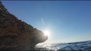 Freediving in an Underwater Cave in Sicily