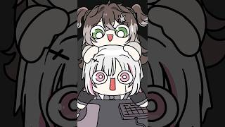 【手描き】ホラゲ中にドッキリを仕掛けたら大爆笑【空澄セナ/龍巻ちせ/ぶいすぽっ！】#shorts #visage