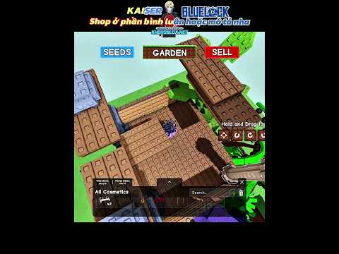 Xây nhà trên cây và cây candy 5 tỏi kiểu #giangkaiser #roblox #growagarden #fyp