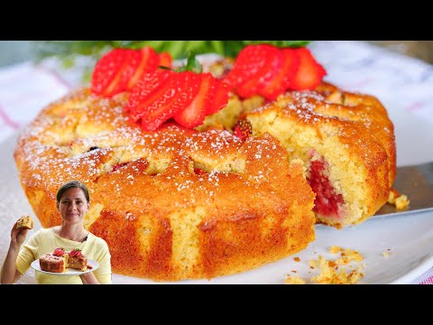 Пирог с Клубникой ВСЕ СМЕШАЛ И ГОТОВО!!!