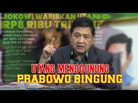 10 Tahun jokowi berkuasa hutang menggunung Program Presiden Prabowo terancam macet