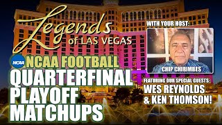 Legends of Las Vegas - College Football Playoff Quarterfinal Predictions | CFP Previews & Best Bets