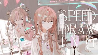 🐬╎Speed drawing イラストメイキング
