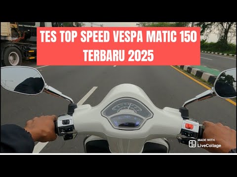 Ter kecepatan top speed vespa matic primavera 150cc terbaru 2025