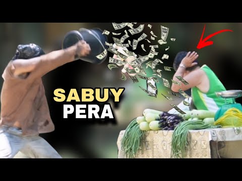 SABOY PERA " PUBLIC PRANK " | Akala ni nanay tubig