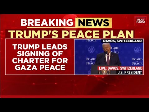 Donald Trump Unveils 'Board Of Peace' At Davos, Claims Destruction Of Iran's Nuclear Capacity