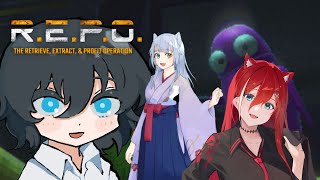 【R.E.P.O.】俺は穴に……落ちねぇ！【馴鹿みけ/赤嶺みりん】