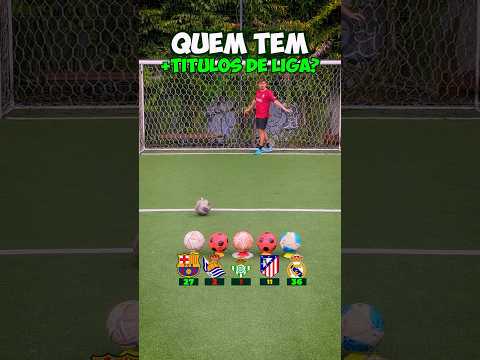 🏆 QUEM CONSEGUE MAIS TÍTULOS DE LIGA? #shorts #futcerto