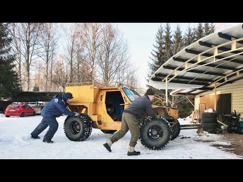 Угнали желтый вездеход! И,… «По приколу» разобрали!