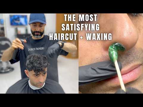 Satisfying Low Fade Haircut, Short Hairstyle and Nose Wax by Dubai Barber 💈